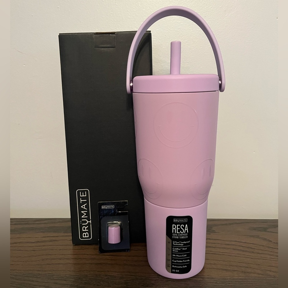 NEW Brumate 35oz Happy Hour Resa w/ 1 straw cover